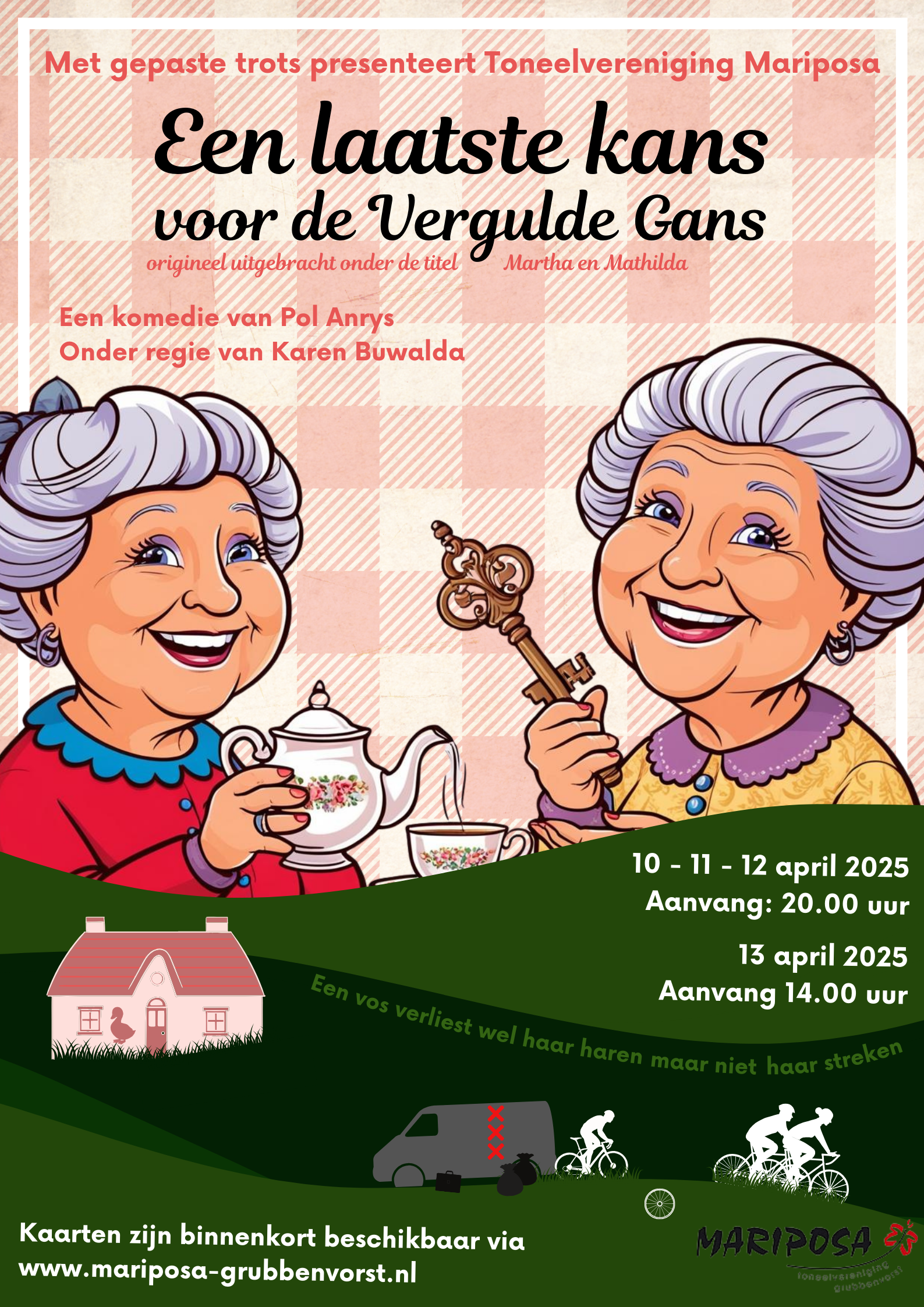 Aankondiging een laatste kans voor de vergulde gans 2